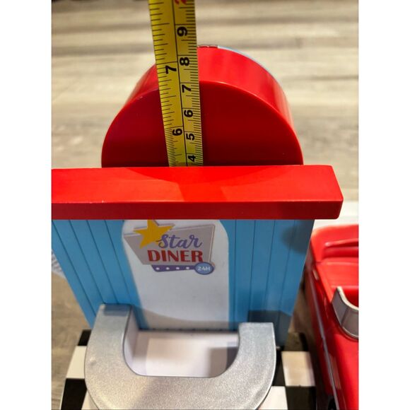 Target Bullseye Light Up 50’s Novelty Figurals Diner, Jukebox, and Car - Picture 9 of 12